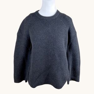 AllSaints Sweater Chunky Knit Gray Wool Alpaca (S)